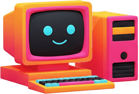 Friendly computer character